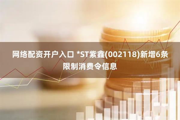 网络配资开户入口 *ST紫鑫(002118)新增6条限制消费令信息